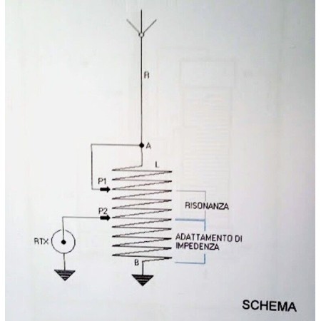 Eco Antenne - Bobina per auto-costruzione antenna 10-80 Metri Kit completo