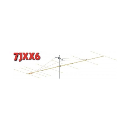 7JXX6 Antenna direttiva 50Mhz 7 elementi