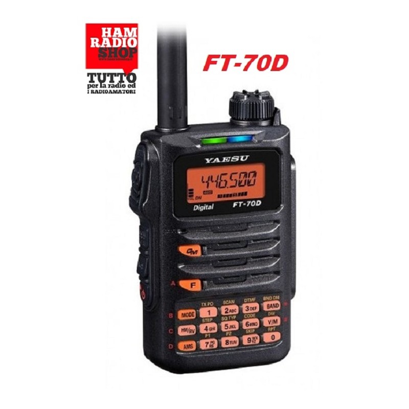 Yaesu FT-70DE C4FM FDMA / FM 144/430 MHz 5W Ricetrasmettitore portatile