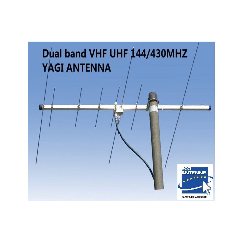 HRS- UV53 Direttiva 8 elementi Bibanda 144/430 MHz