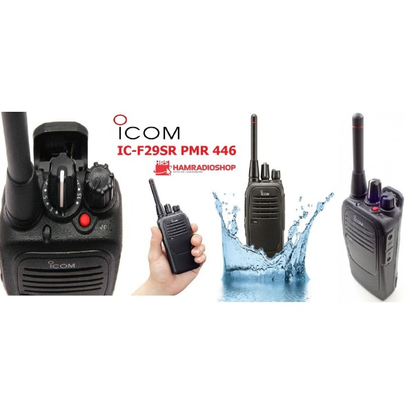 Icom IC-F29SR2 Ricetrasmettitore UHF PMR446 analogica senza licenza