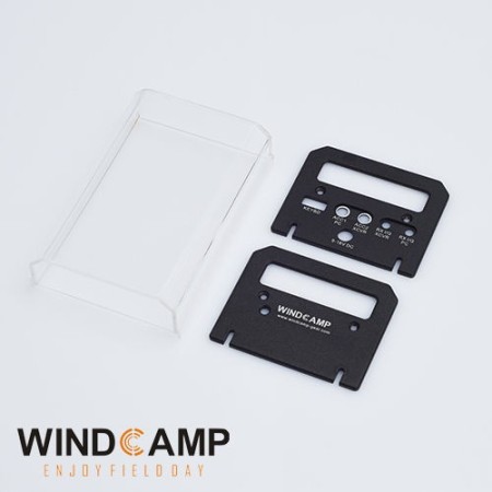 Windcamp 4 - Kit Schermo Protettivo, Maniglie Rack, Dissipatore di Calore, Sacchetto in Tela per ELECRAFT PX3
