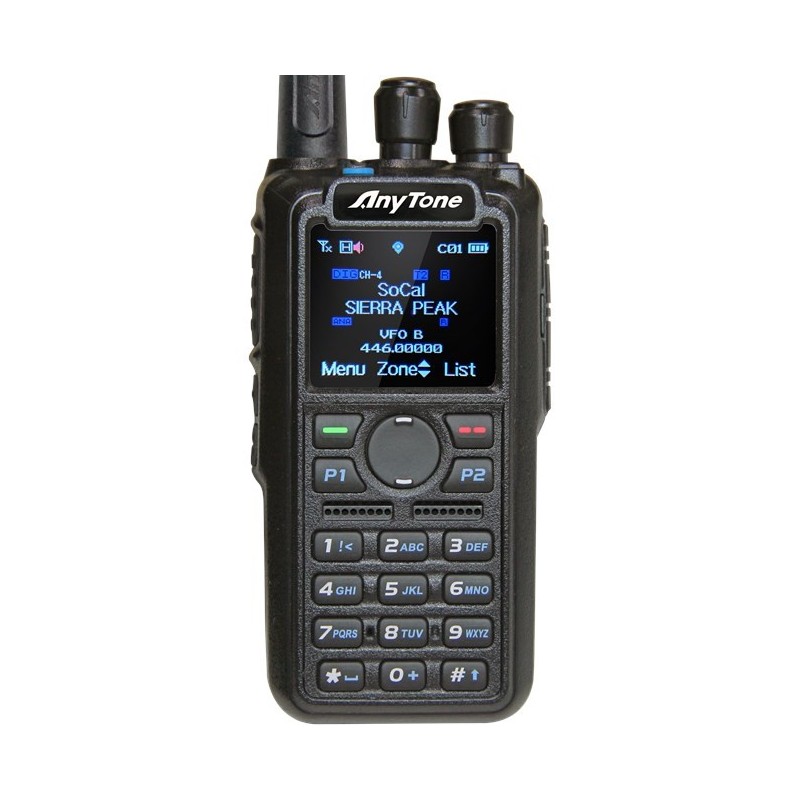 ANYTONE AT-D878UVII PLUS - Ricetrasmettitore Portatile VHF/UHF con APRS e  Bluetooth