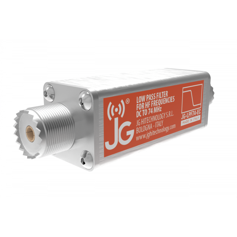 JG-LPF74-EC Filtro passa basso 0-74MHz coassiale 100W - Ideale per  ricetrasmettitori SDR