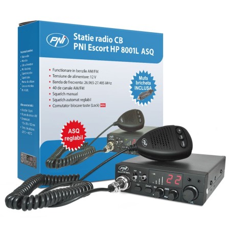 Wireless CB PNI Escort HP 8001L ASQ includes HS81L microphone headset