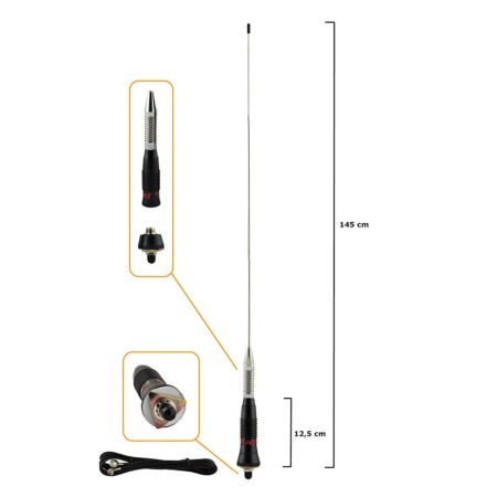 PNI SUPER STAR P-145 CB radio antenna