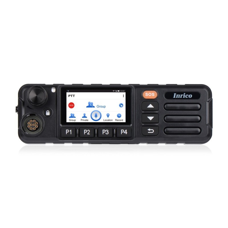 Inrico TM-7PLUS PoC Radio Ricetrasmettitore veicolare LTE Zello, Echolink,  DMR DroidStar
