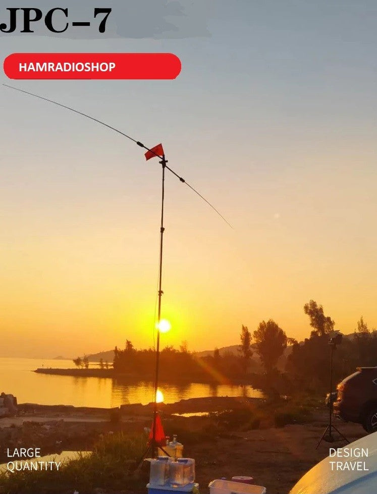 JPC-7 Antenna portatile per attivazioni multibanda HF/VHF dai 2 ai 40 Metri