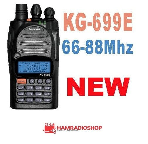 Wouxun KG-699E Advance VHF 66-88 MHz con selettive toni 5+2 programmabile