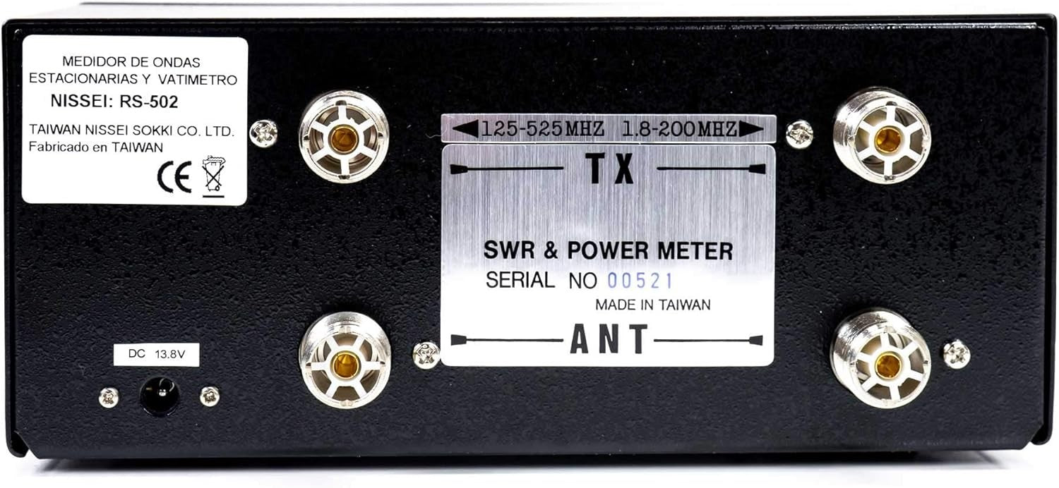 Nissei RS-502 Rosmetro wattmetro da 1,8 a 525 MHz