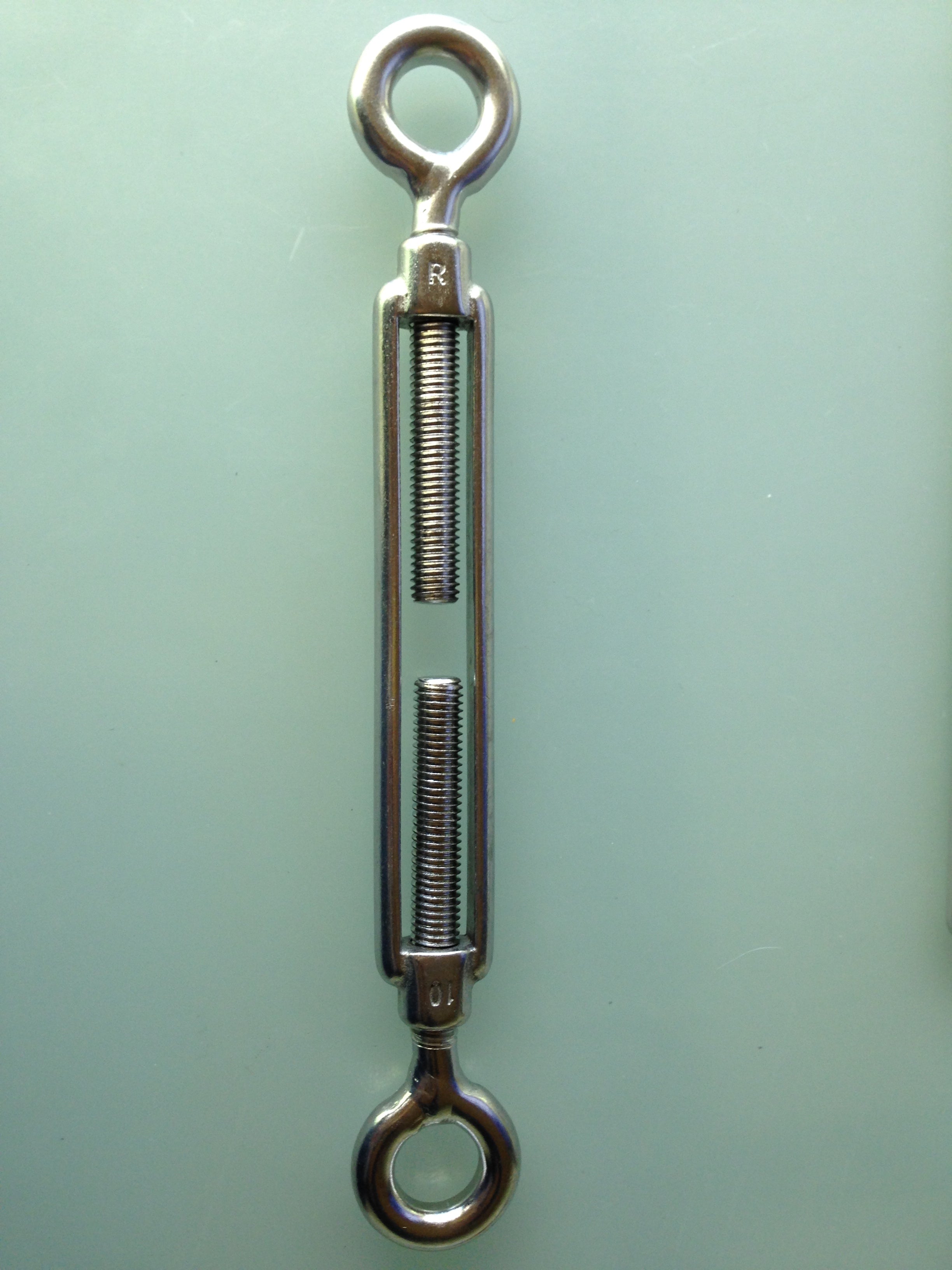 Tenditori per tiranti 10 mm ACCIAIO INOX Doppio occhio