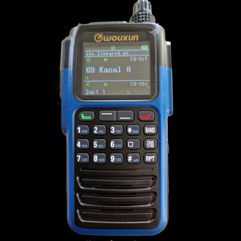 Wouxu KG-Q 336 Ricetrasmettitore tribanda 70/144/430 MHz  + AIR BAND RX, IP-65