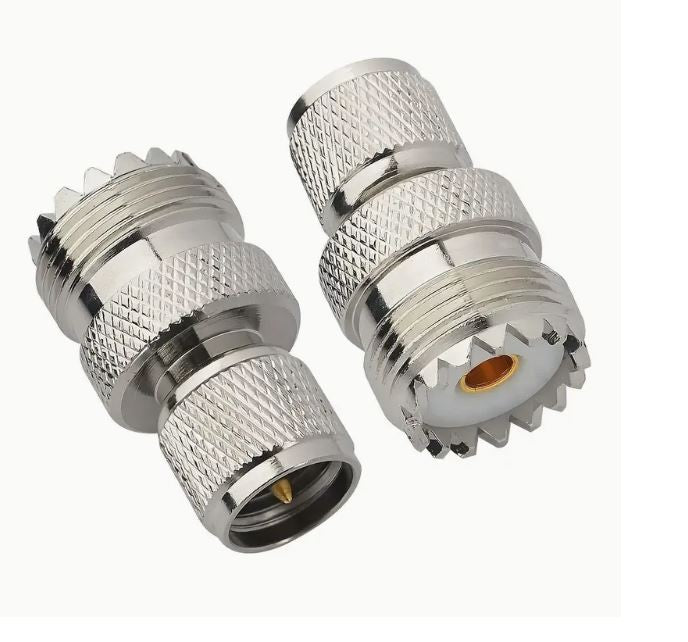 Adattatore da mini UHF maschio a SO239 UHF femmina