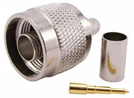 CONNETTORE N A CRIMPARE PER RG-213 RG-214 etc.