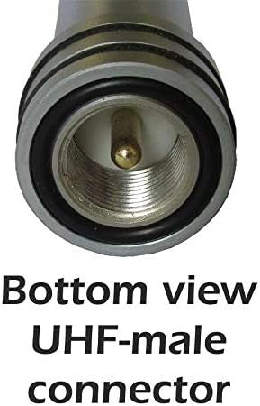 Sirio HP 2070H 144-430MHz Antenna Veicolare, 150W VHF 100W UHF, connettore PL259, Inclinabile 90°, Altezza 108cm