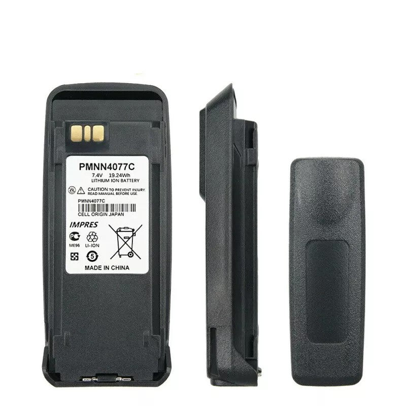 PMNN4077 Batteria Li-Ion 7,2V/2,2Ah (con clip cintura) compatibile per Motorola serie DP3000