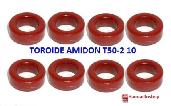 TOROIDE AMIDON T50-2 10 PEZZI