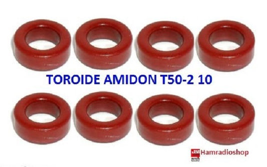 TOROIDE AMIDON T50-2 10 PEZZI