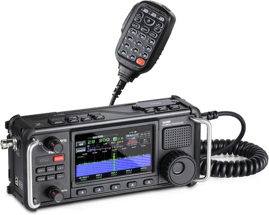 Xiegu X6200 Ricetrasmettitore HF portatile HF/50MHz/WFM/AIR, SSB/CW/AM/NFM/DIGI/WFM