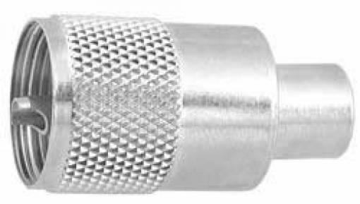 CONNETTORE PL -UHF- ISOLAMENTO BACHELITE PER RG8 - RG213
