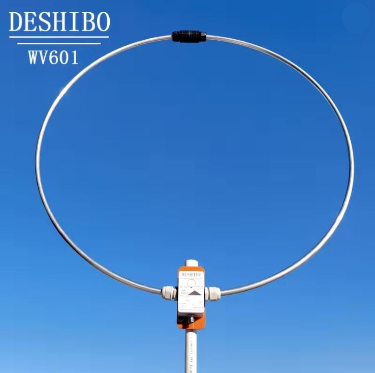 DESHIBO WV-601 Antenna LOOP passivo a banda larga 0-99MHz LW/SW/MW/FM/VHF/UHF/AIR