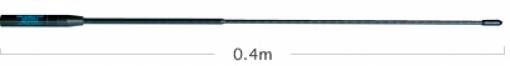 Diamond HC-100s Antenna VHF 134/174 MHz tarabile per portatili 40 cm.