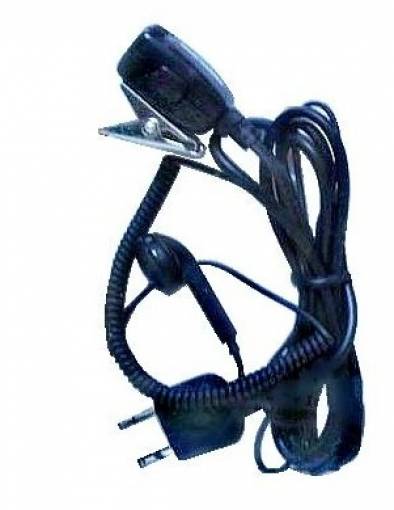 JD-1301/C Auricolare con microfono e tasto PTT cavo spiralato per Midlad G7 G9 G10 - Icom - Standard