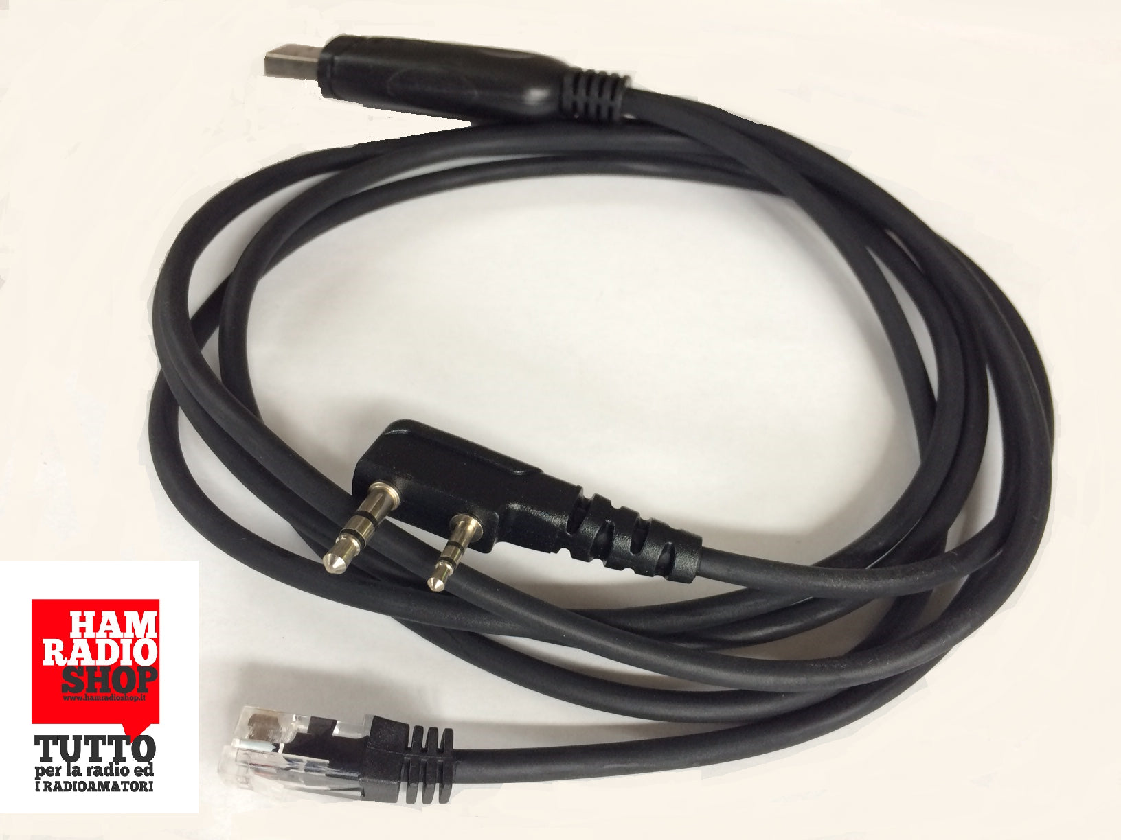 RPC-K2-6 USB - Cavo di programmazione 2 in 1 portatili e veicolari Kenwood, Baofeng, wouxun, etc.