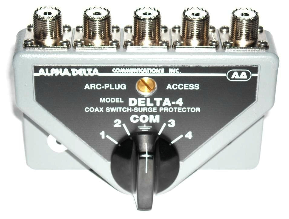 Alpha Delta DELTA-4B Commutatore Coassiale a 4 vie (1500 Watt CW)