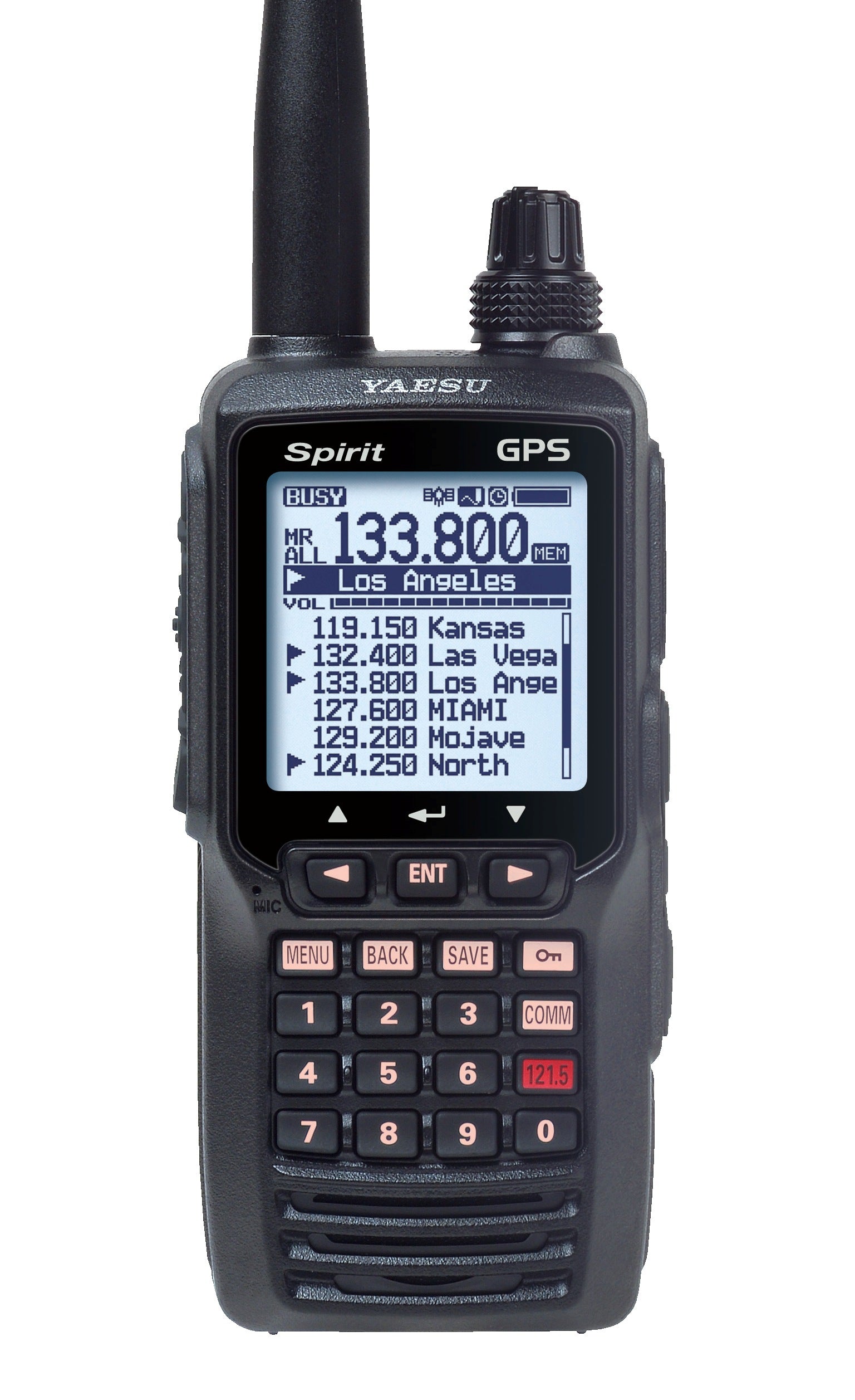 Yaesu FTA-750L Ricetrasmettitore aereonautico portatile con VOR e GPS