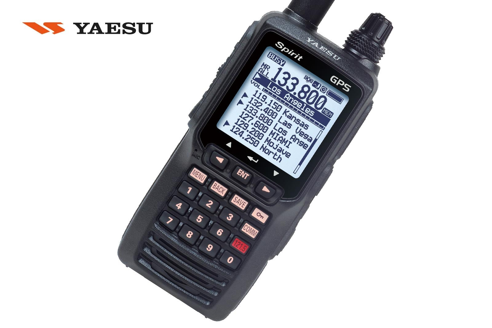 Yaesu FTA-750L Ricetrasmettitore aereonautico portatile con VOR e GPS