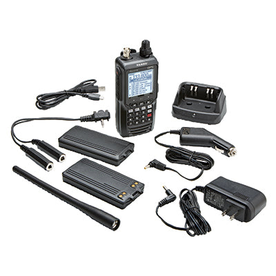 Yaesu FTA-750L Ricetrasmettitore aereonautico portatile con VOR e GPS