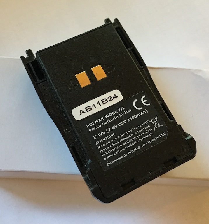 PB-12 POLMAR WORK III Pacco Batterie Li-ion 2300 mAh anche per EASY