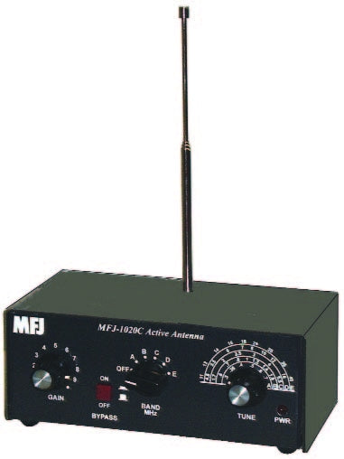 MFJ-1020C ANTENNA, SWL INDOOR ACTIVE ANTENNA