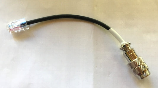 HRS - Cavetto adattatore per microfono da connettore da 8 poli a plug per apparati YAESU.