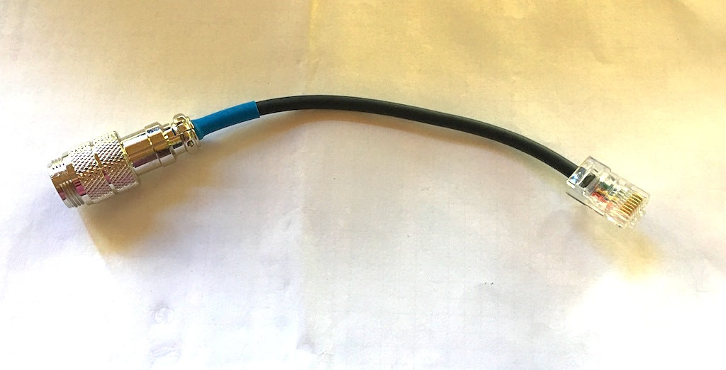 HRS - Cavetto adattatore per microfono da connettore da 8 poli a plug per apparati KENWOOD