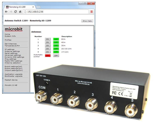 Remoterig Antenna Switch AS-1289
