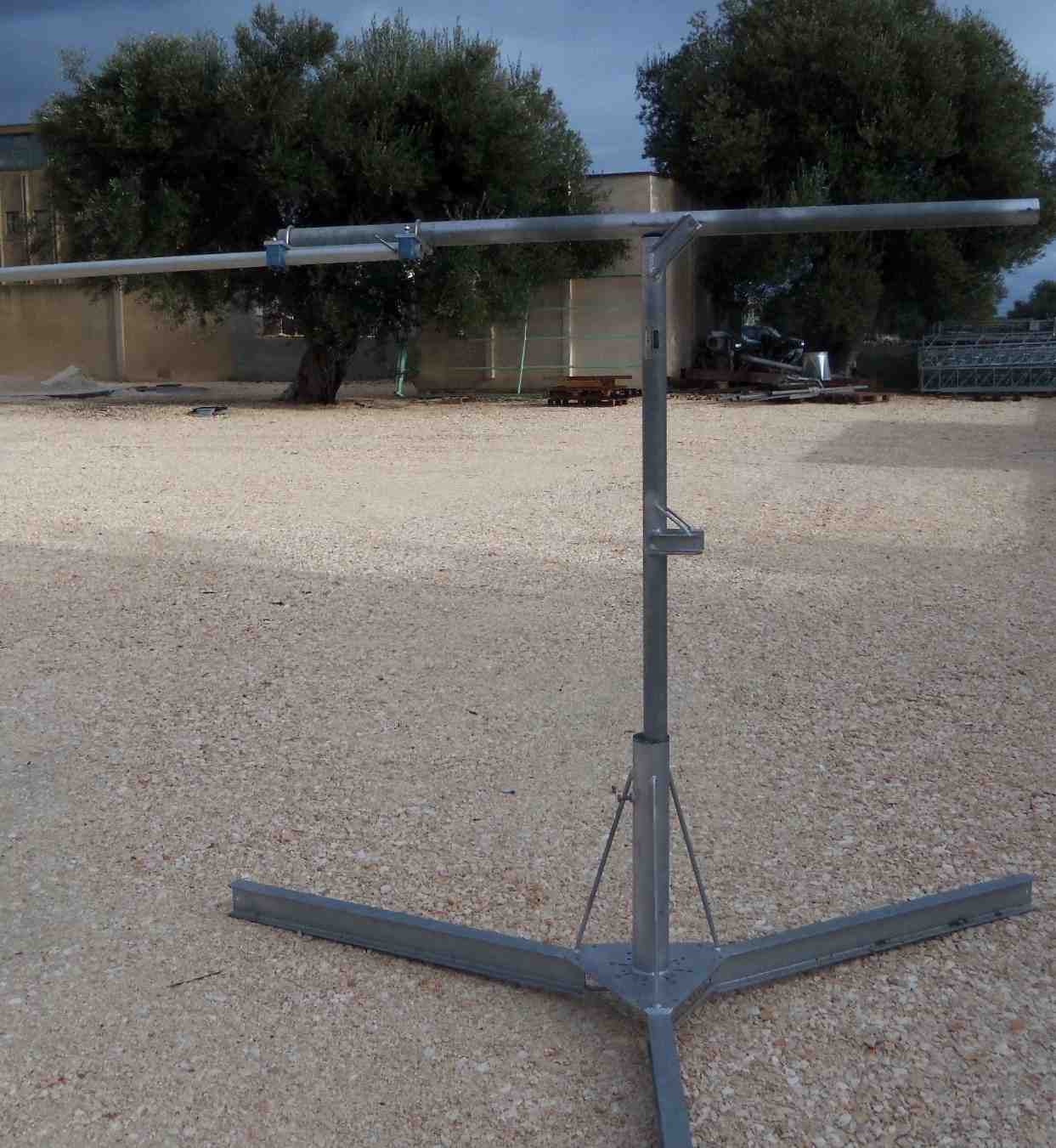 Prosistel Base abbattibile per verticali versione ad innesto