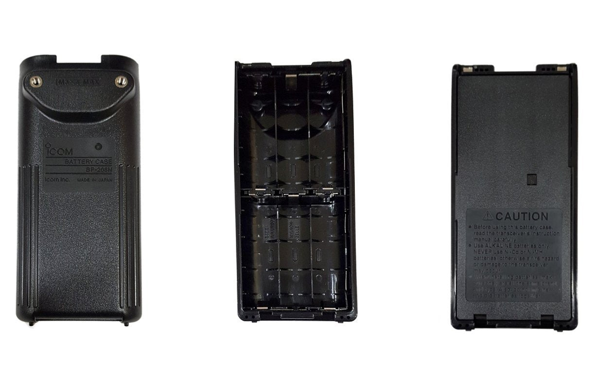 BP-208N Icom - pacco batterie vuoto stillo AA per IC-A6 e IC-A24