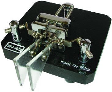 MFJ-564B Black, Iambic dual paddle -Tasto telegrafico