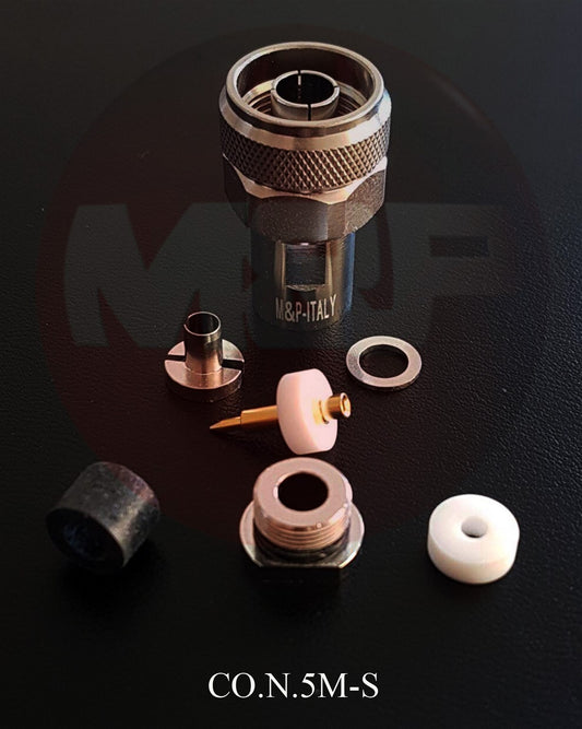 MESSI E PAOLONI Connettore N per AIRBORNE 5 RG-58 e cavi da 5 mm Nuova Serie