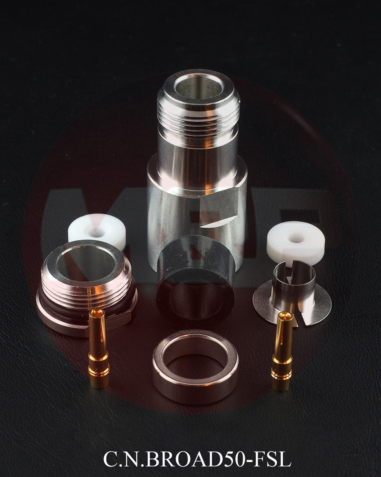 MESSI E PAOLONI Connettore N femmina per HYPERFLEX 10 BROADPRO 50 RG213 etc.