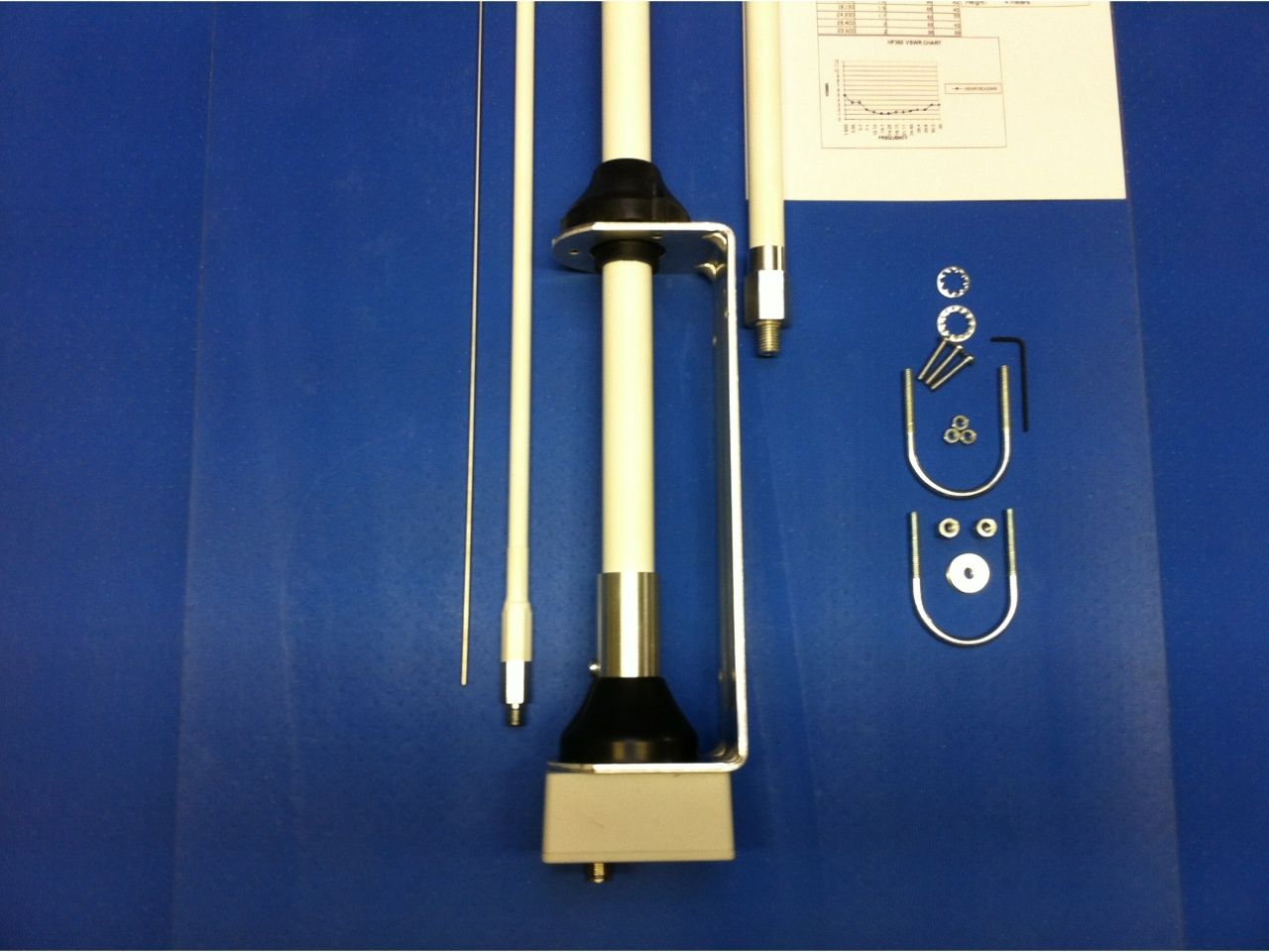 SIGMA HF-360 - Verticale in fibra di vetro 80-6 metri