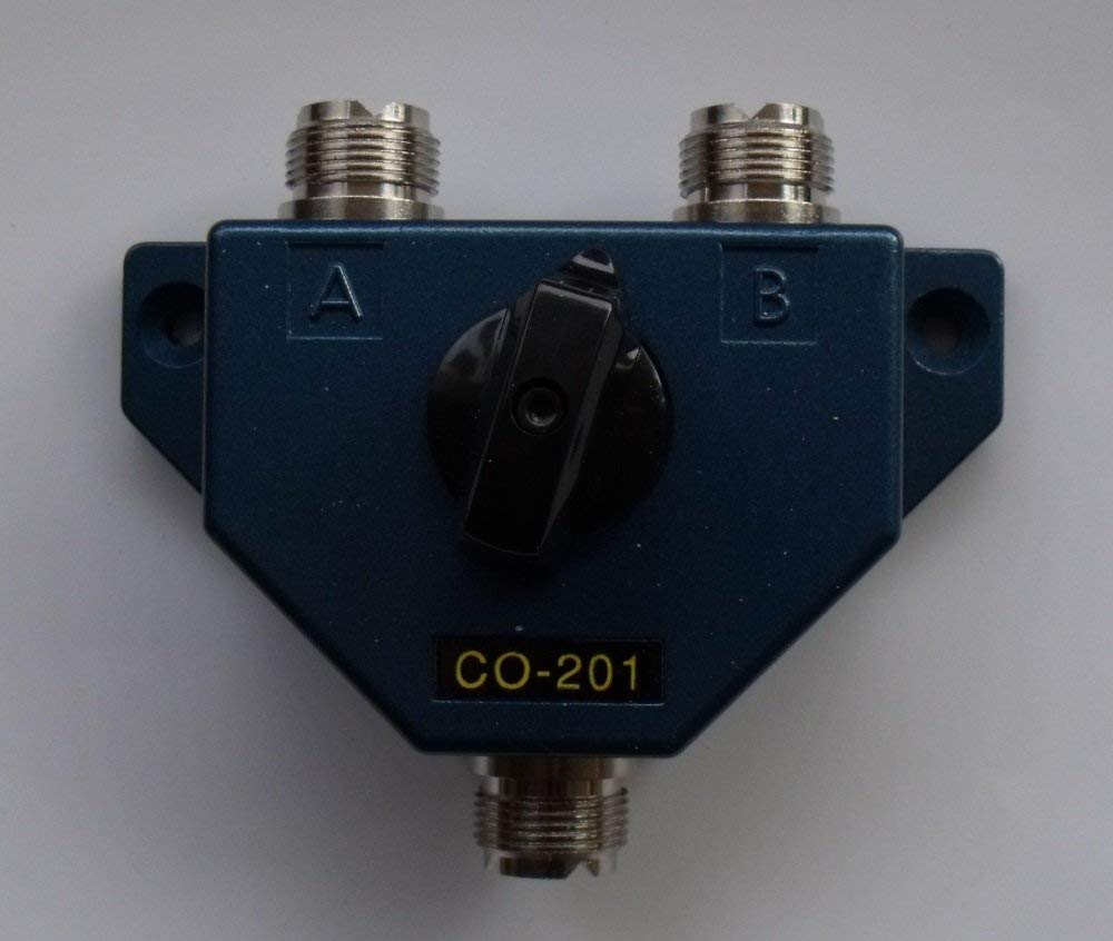 CO-201 COMMUTATORE DI ANTENNA 2 VIE connettori SO-239