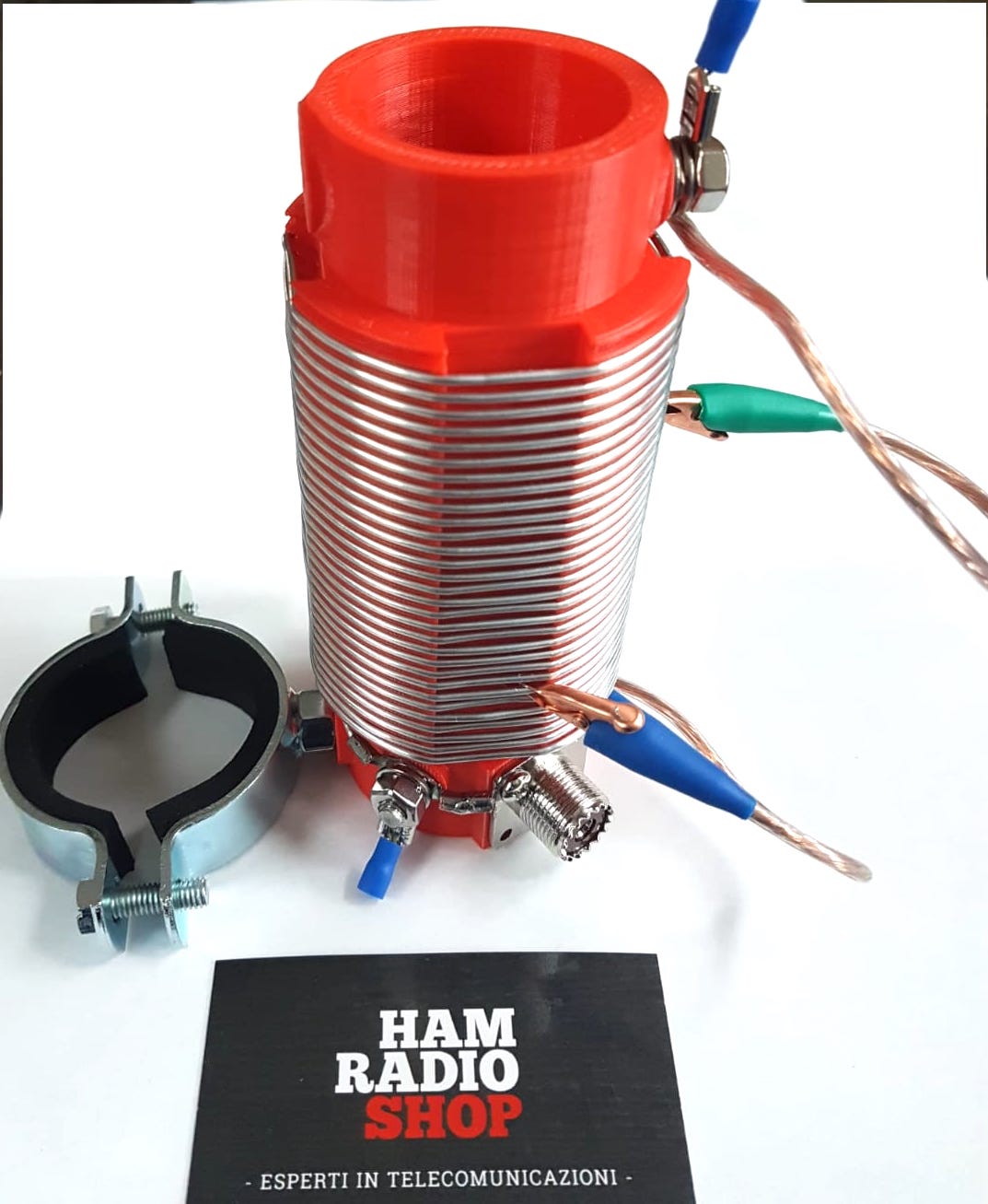 ECO ANTENNE Bobina per auto-costruzione antenna 10-80 Metri con connettore SO239