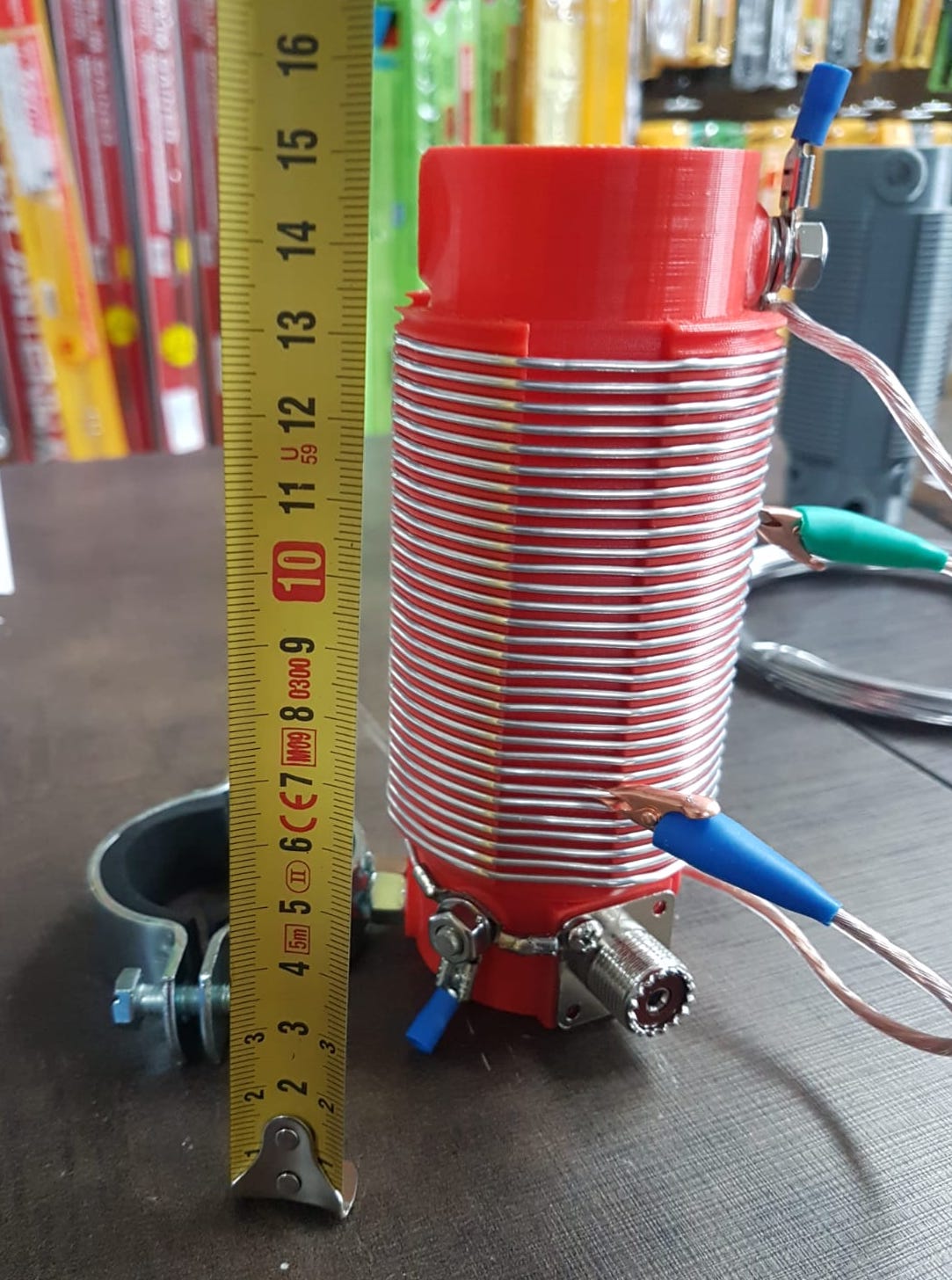 ECO ANTENNE - Bobina per auto-costruzione antenna 10-80 Metri CABLATA E PRONTA ALL'USO