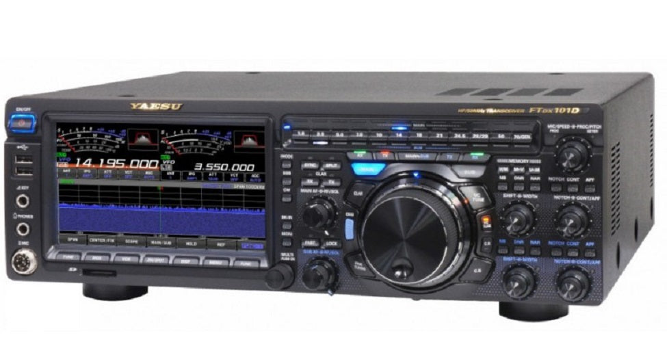 YAESU FTDX101D - Ricetrasmettitore HF-50-70MHz SDR ibrido display 7 pollici 100W