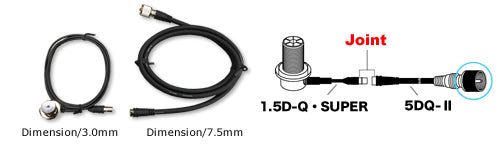 DIAMOND SLM-200 cavo 2 metri lato antenna per sistema componibile centrotetto