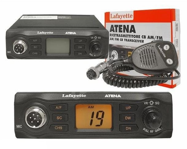 LAFAYETTE ATENA - 40 CH AM/FM CB OMOLOGATO - Ottimo per Camper e Fuoristrada