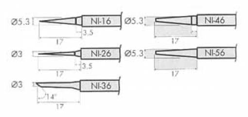 PUNTA RICAMBIO N1-56 PER STAZIONE SALDANTE LAFAYETTE SDD-9